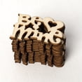 thumbnail image 1 of Letras de madera en inglés, suministros para bodas, accesorios para la escena del día de San Valentín, productos decorativos de madera, 1 of 6