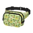 thumbnail image 2 of Balery Cute Dinosaurs Cartoon Mochila Cinturón para Mujeres y Hombres, Bolsa de Cintura Impermeable de Doble Capa con Correa, 2 of 9