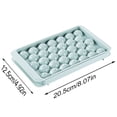 thumbnail image 4 of Circle Ice Cube Tray, Round Ice Cube Trays for Freezer with Lid , Ice Tray Making 66pcs Sphere Ice Cube Mold, Ice Makers Countertop for Coffee Cocktail Whiskey, Kitchen Gadgets Gifts(2pcs), 4 of 7