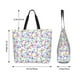 thumbnail image 5 of Fotbe Butterflies on Polka Dots Bolsa Tote Estética de Lona con Estampado para Mujer - Bolsa Reutilizable de Hombro Casual para Vacaciones, Compras, Trabajo y Gimnasio, 5 of 8