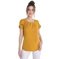 thumbnail image 1 of Blusa Mostaza Cuello Redondo Devendi Denim Co. 215-74, 1 of 3