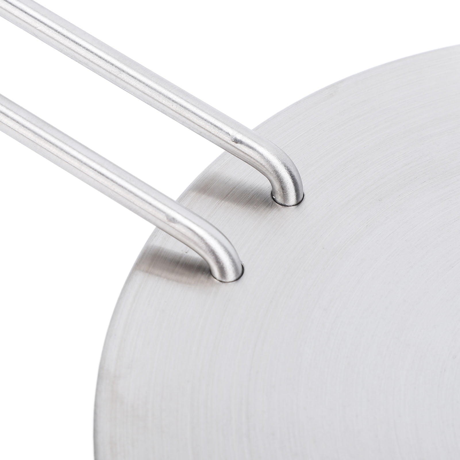Suodoka Stainless Steel Heat Diffuser Converter with Detachable Handle Round Induction Adapter Plate for Gas Stove Glass Cooktop 7.87 inches / 20 cm