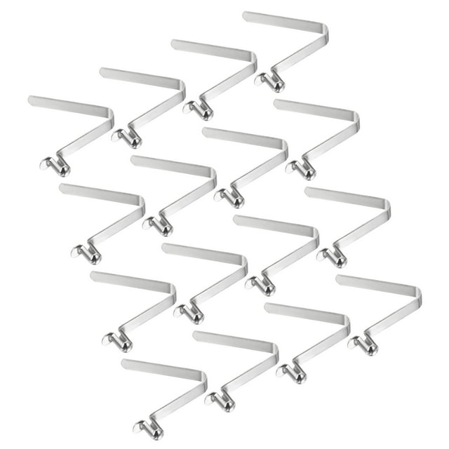 Unique Bargains 8.5x5.5mm Kayak Paddle Snaps, Hollow Button Single Pin Lock Tube Spring Clips for Tent Pole, 16 Pack