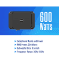 thumbnail image 4 of Jensen JW6A Underseat Amplified Subwoofer, 4 of 6