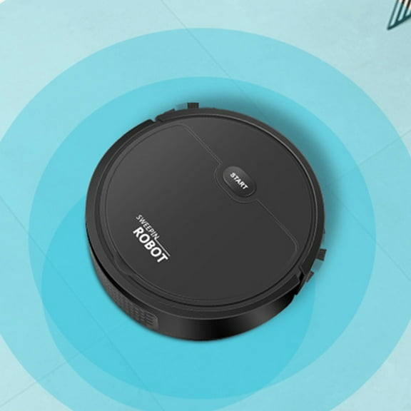 UPOUART Smart Robot Vacuum Cleaner with Wet and Dry Mop, Extended Brushes, Black - Efficient Home Cleaning