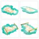 thumbnail image 5 of Juego de posavasos de silicona con forma de gota de cristal y molde para plato de fruta ovalado con forma de gota de cristal, plato irregular, 5 of 5