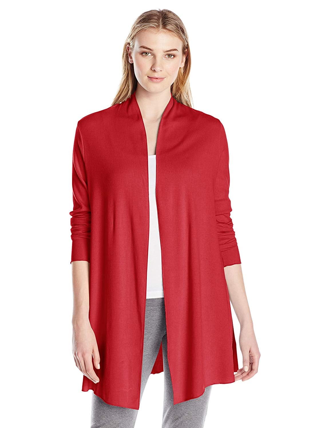 PJ Harlow RED Amelia Knit Cardigan Wrap, US XSmall