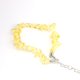 thumbnail image 1 of Nvzi Pulsera de cuentas hecha a mano, adecuada, pulsera ajustable de cristal de piedra natural vintage (amarillo), 1 of 5