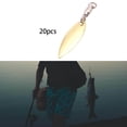 thumbnail image 4 of 20 Pcs Leurres de Pêche Leurres de Pêche Réalistes Leurres Réfléchissants Appât Doré Attractifs Eau Douce Eau Salée Douce L, 4 of 9