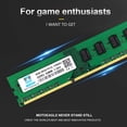thumbnail image 2 of Motoeagle Ddr3L-1600 Udimm 8Gb Pc3 Pc3L 12800U No Ecc Sin Búfer 1.35V/1.5V Cl11 2Rx8 Dual Rank 240 Pin Udimm Actualización Del Módulo De Memoria Ram De Escritorio, 2 of 5