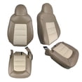 thumbnail image 3 of 2x Top and 2x Bottom Seat Covers Front Compatible for Ford Expedition 2003-2006 Eddie Bauer, 3 of 16