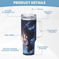 thumbnail image 5 of Sikiie Dreamy Forest Elf Insulated Stainless Water Bottle Lid Travel Mug Cup Insulated Tumblers Cup 40oz Ice Bully With Handle, 5 of 8