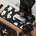 thumbnail image 2 of Long Mouse Pads for Desk,Halloween Cute Ghosts Pattern Desk Mats on Top Of Desks, Desk Mouse Pad Extra Large with 3mm Non-Slip Base and Stitched Edge for Gaming,Office,Work,Home 35.4"x15.7", 2 of 6