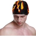 thumbnail image 2 of FYBTO Swimming Cap Halloween Pumpkin Unisex Adult FYBTO Polyester, 2 of 4