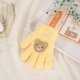 thumbnail image 1 of Guantes para niños, cálidos, de invierno, con forro polar, gruesos, de cinco dedos, multidedos, para niñas, de dedos completos, resistentes al frío, 1 of 6