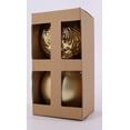 thumbnail image 1 of 2cts 100mm Shatterproof Ornament-GOLD, 1 of 3
