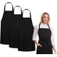 thumbnail image 1 of Delantal de Cocina Profesional Impermeable Antimanchas con Bolsillos, Delantal de Chef para Mujeres y Hombres, Delantal Parrillero y Multiusos (Negro), 1 of 4