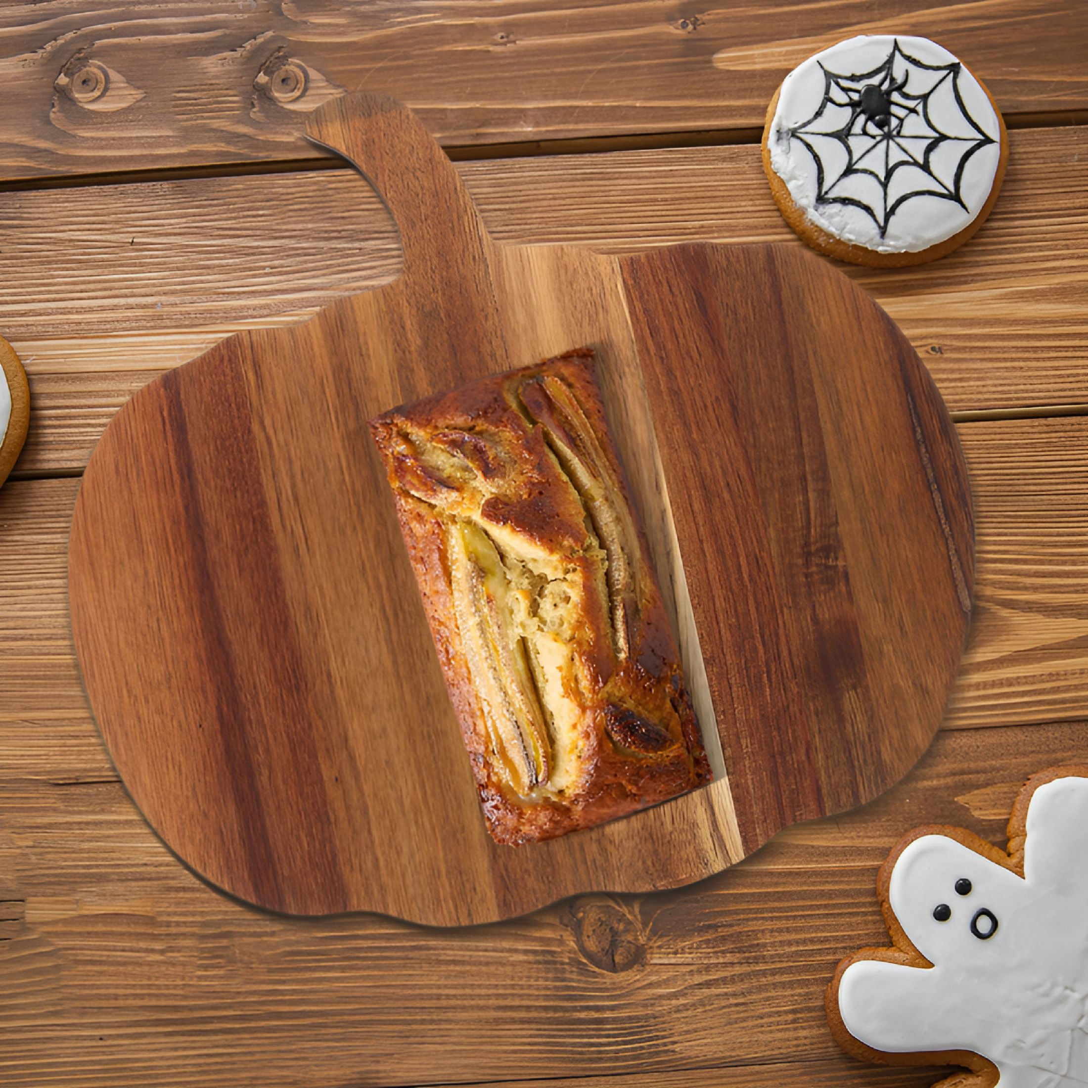 ACDANC 2026 New Pumpkin Cutting Board Wooden Breadboard Vegetable Chopping Serving Boards Home Kitchen Meal Prep