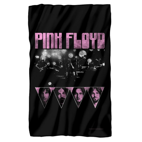 Pink Floyd Blanket, 36"x58", Pink Heads, Fleece Blanket