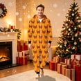 thumbnail image 2 of KICILVS Family Matching Christmas Pjs Cute Reindeer Onesie Pajamas Holiday Deer Hooded Zip Up Jumpsuit Sleepwear for Festive Cheer, 2 of 8