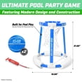 thumbnail image 3 of GoSports Splash Hoop 360 Floating Pool Basketball Game Includes Hoop, 2 Balls and Pump, 3 of 6