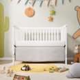 thumbnail image 3 of HSUNNS 5-in-1 Convertible Crib, Baby Crib with Slats, Certified Baby Safe Crib, Converts from Baby Crib to Toddler Bed, Easy Assembly, 3 Adjustable Heights, White, 3 of 11