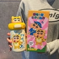 thumbnail image 2 of Taza termo Crayon Shin-chan para niños y niñas 2025 nueva taza de agua para estudiantes de alto aspecto olla de acero inoxidable taza con pajita para niños, 2 of 5