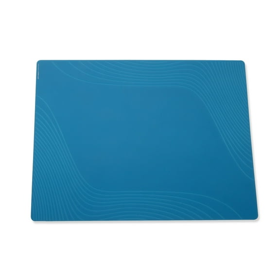 Modern-twist Silicone Placemat, Studio Tide, Aqua