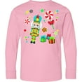 thumbnail image 3 of Inktastic Holiday Nutcracker and Candy for Christmas Long Sleeve Youth T-Shirt, 3 of 5
