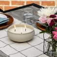 thumbnail image 2 of TIKI® Brand 7 Inch Diameter Ceramic Concrete Bowl White, 2 of 4