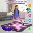 thumbnail image 4 of Huge Wave Light-up Dance Mat Toys for Kids 3-12, Upgraded Bluetooth 35 Inch Huge Dancing Mat, Music Electronic Dance Pad, Christmas Birthday Gift Girls Toys for 3-6 7-11 12+, 4 of 8