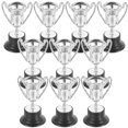 thumbnail image 2 of 10 copas de trofeo de premio, mini trofeos de plástico dorados, premios escolares para niños (estilo aleatorio), 2 of 7