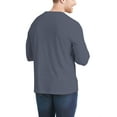 thumbnail image 2 of Hat and Beyond Men's Organic Premium Cotton Garment Dye Long Sleeve T Shirt, 2 of 6