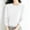 White, variant on Dpytoraw Women's Casual Crew Neck Solid Color Pullover Sweater