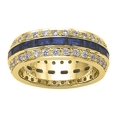 thumbnail image 2 of Karina B� Sapphire Eternity Band, 2 of 9