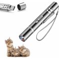 thumbnail image 1 of Juguetes para gatos Chaser, juguetes interactivos para gatos y perros, 7 en 1, divertidos juguetes para gatos con múltiples patrones, linterna LED con carga USB, 1 of 5