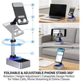 thumbnail image 4 of Bluetooth Audio Power Bank Bracket – Wireless speaker with adjustable 360° rotating phone holder and anti-slip base, perfect for video streaming, desk use, and travel., 4 of 7