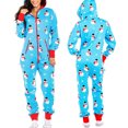 thumbnail image 4 of Noël Pyjamas d'Une Seule Pièce pour Femmes avec Capuche, Pantalons Confortables pour Adultes, 4 of 5