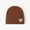 BROWN, variant on Poetry Cuffed Beanie for Women, Lightweight Acrylic Beanie for Year Round Wear - with Patch or Embroidered- One Size