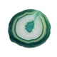 thumbnail image 4 of Posavasos de cristal con ágata en rodajas (3 unidades) para bebidas, posavasos para bodas Verde, 4 of 9
