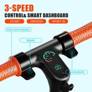 5TH WHEEL KS05 Kids Electric Scooter for Ages 8+, Foldable E Scooter with 130W Motor, Up to 10 MPH & 5 Miles Range, 3 Speed Modes, LED Display, Adjustable Height, UL 2272