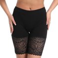 thumbnail image 4 of XIAONU Women's Lace Safety Shorts Stretch Fit Casual Bottoms, 4 of 6