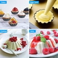 thumbnail image 2 of Molde para muffins, 12 piezas Mini moldes para tartaletas de acero al carbono, moldes para tartas, moldes para tartaletas, moldes antiadherentes para muffins, moldes para tartaletas de acero al carbono, reutilizables (01) brillar Electrónica, 2 of 5