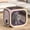 Purple-Free Size/PP, variant on Tgbvmt Pet Drying Box Cat Dog Bath Dryer Box Hair Anti-Fly Hands-Free Double Mesh Design Washable Durable Cloth PVC Pet Box for Home Pet Bath Grooming Fast Even Drying Pet Supplies Decor Favors