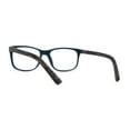 thumbnail image 4 of Mens Woodgrain Arm Rectangle Plastic Reading Glasses Green Pink Wood +1.5, 4 of 4