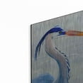 thumbnail image 2 of Luxe Metal Art 'Great Blue III' by Annie Warren, Metal Wall Art, 12"x16", 2 of 9