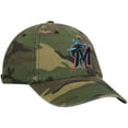 thumbnail image 3 of Men's '47 Camo Miami Marlins Team Clean Up Adjustable Hat, 3 of 4