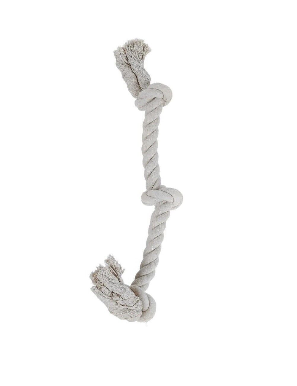 100% Cotton Rope Interactive Dental Dog Tug Medium to Larger Breed 20 inch Toy (4 Rope Toys)