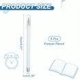thumbnail image 2 of 6 Pcs Mechanical Sharpened Forever Pencils Set, White, 2 of 6