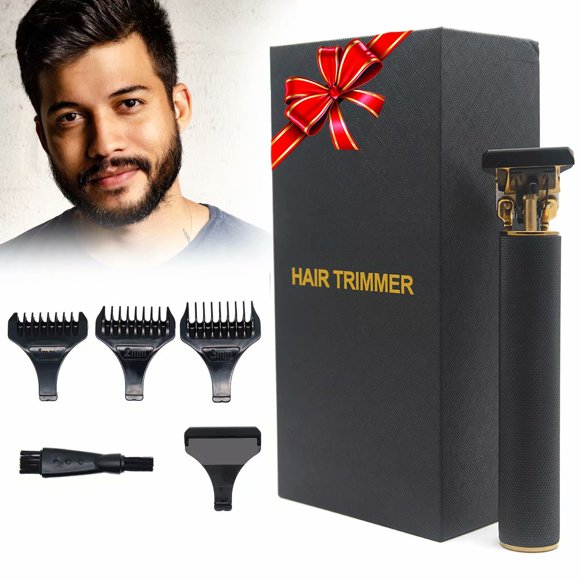 Hair Clippers for Men Beard Trimmer Cordless Rechargeable Grooming Hair Cutting Kits T-Blade Ceramic Blade Shaver Gifts for Man